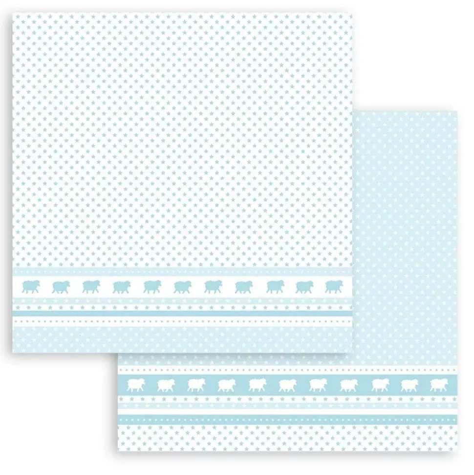 Set De Scrapbooking Baby Dream Blue DayDream Stamperia 20x20cm