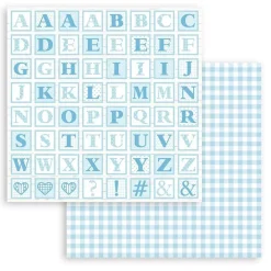Set De Scrapbooking Baby Dream Blue DayDream Stamperia 20x20cm