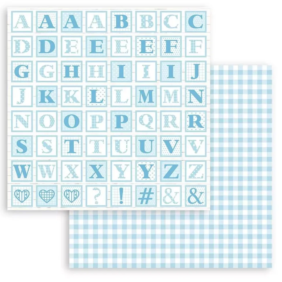 Set De Scrapbooking Baby Dream Blue DayDream Stamperia 20x20cm