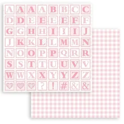 Set De Scrapbooking Baby Dream Pink DayDream Stamperia 20x20cm
