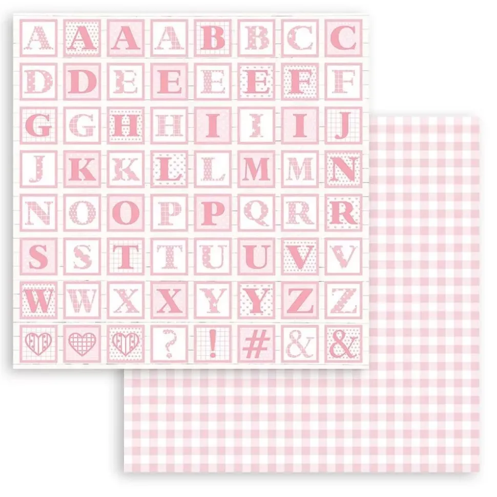 Set De Scrapbooking Baby Dream Pink DayDream Stamperia 20x20cm