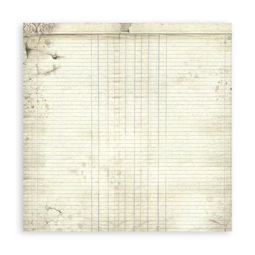 Set de Scrapbooking Background Voyages Fantastiques Stamperia 30x30cm