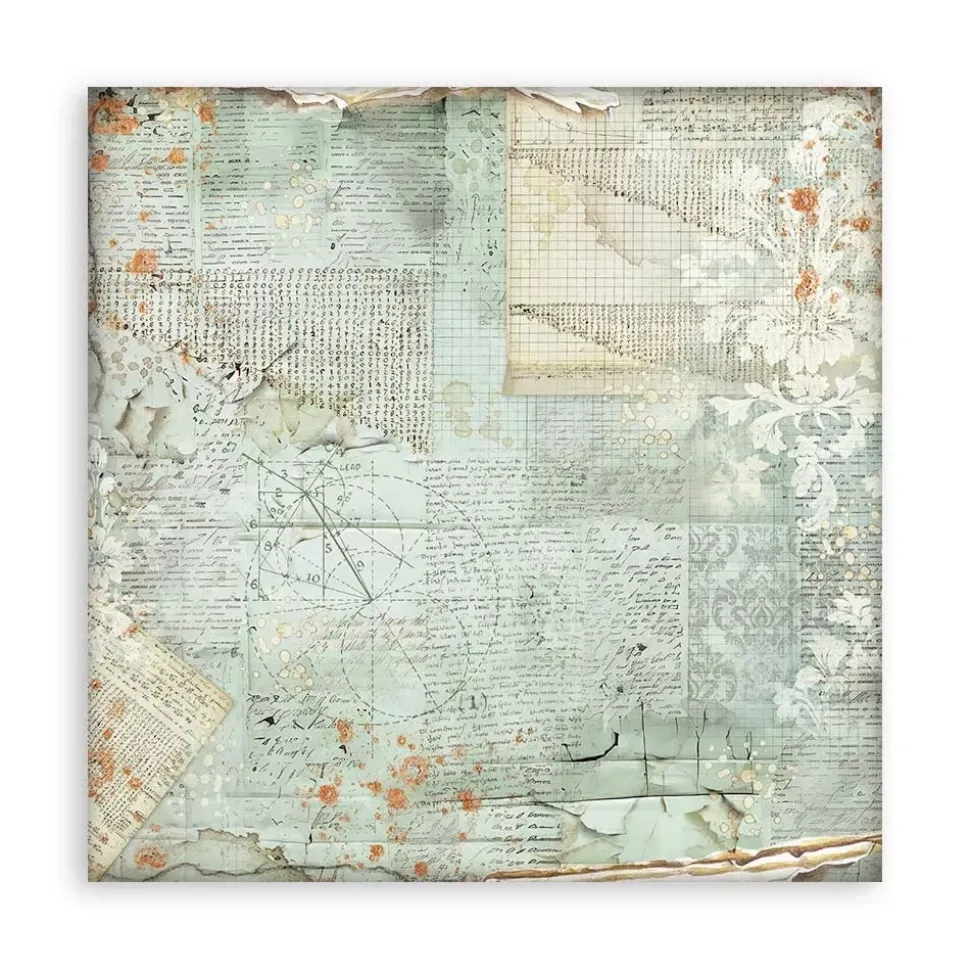 Set de scrapbooking Backgrounds Alterego Stamperia 30x30cm