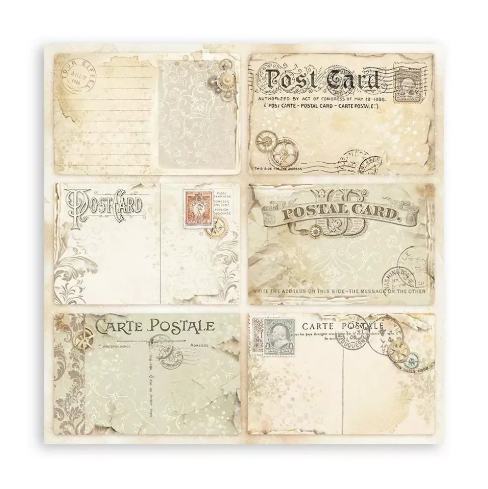 Set de scrapbooking Backgrounds Alterego Stamperia 30x30cm