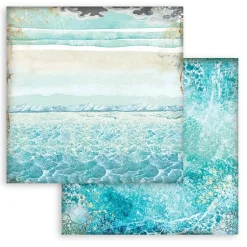 Set de scrapbooking Backgrounds Songs Of The Sea Stamperia 20x20cm