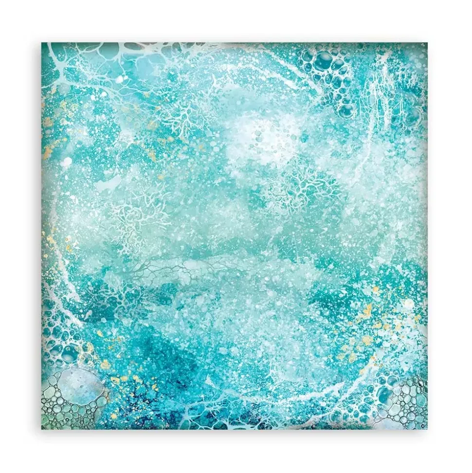 Set de scrapbooking Backgrounds Songs Of The Sea Stamperia 20x20cm