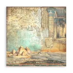 Set de scrapbooking Backgorunds Land of Pharaohs Stamperia 30x30cm