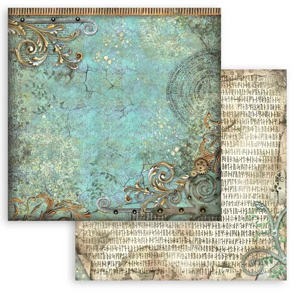 Set de Scrapbooking Backgrounds Magic Forest Stamperia 20x20cm