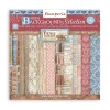 Set de scrapbooking Backgrounds Vintage Library Stamperia 30x30cm