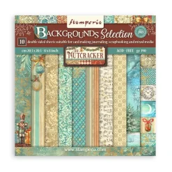 Set de scrapbooking Backgrounds The Nutcracker Stamperia 20x20cm