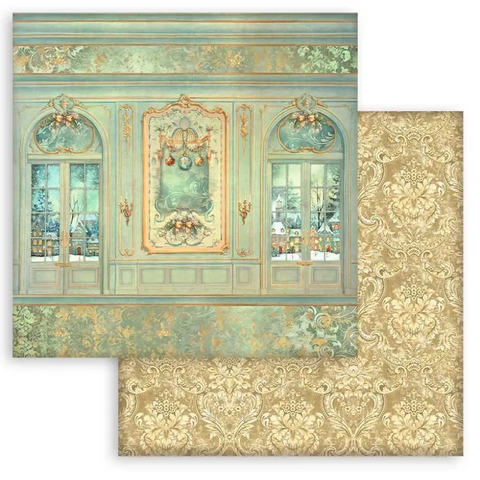 Set de scrapbooking Backgrounds The Nutcracker Stamperia 20x20cm