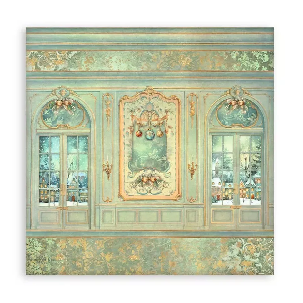 Set de scrapbooking Backgrounds The Nutcracker Stamperia 20x20cm