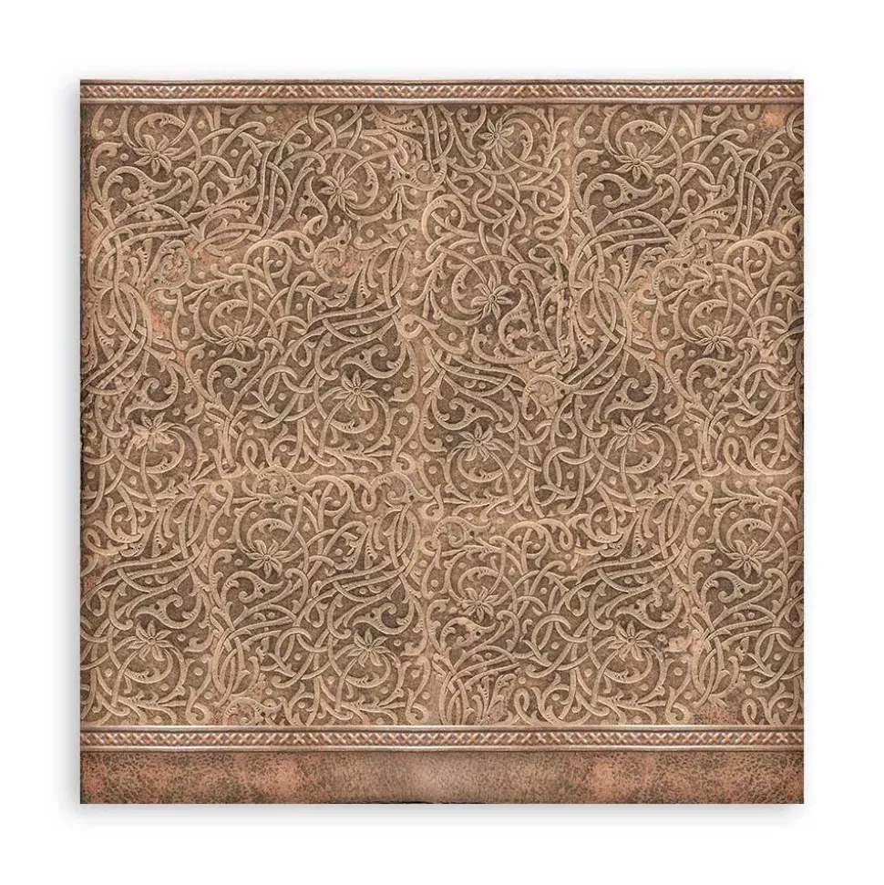 Set de scrapbooking Backgrounds Vintage Library Stamperia 20x20cm