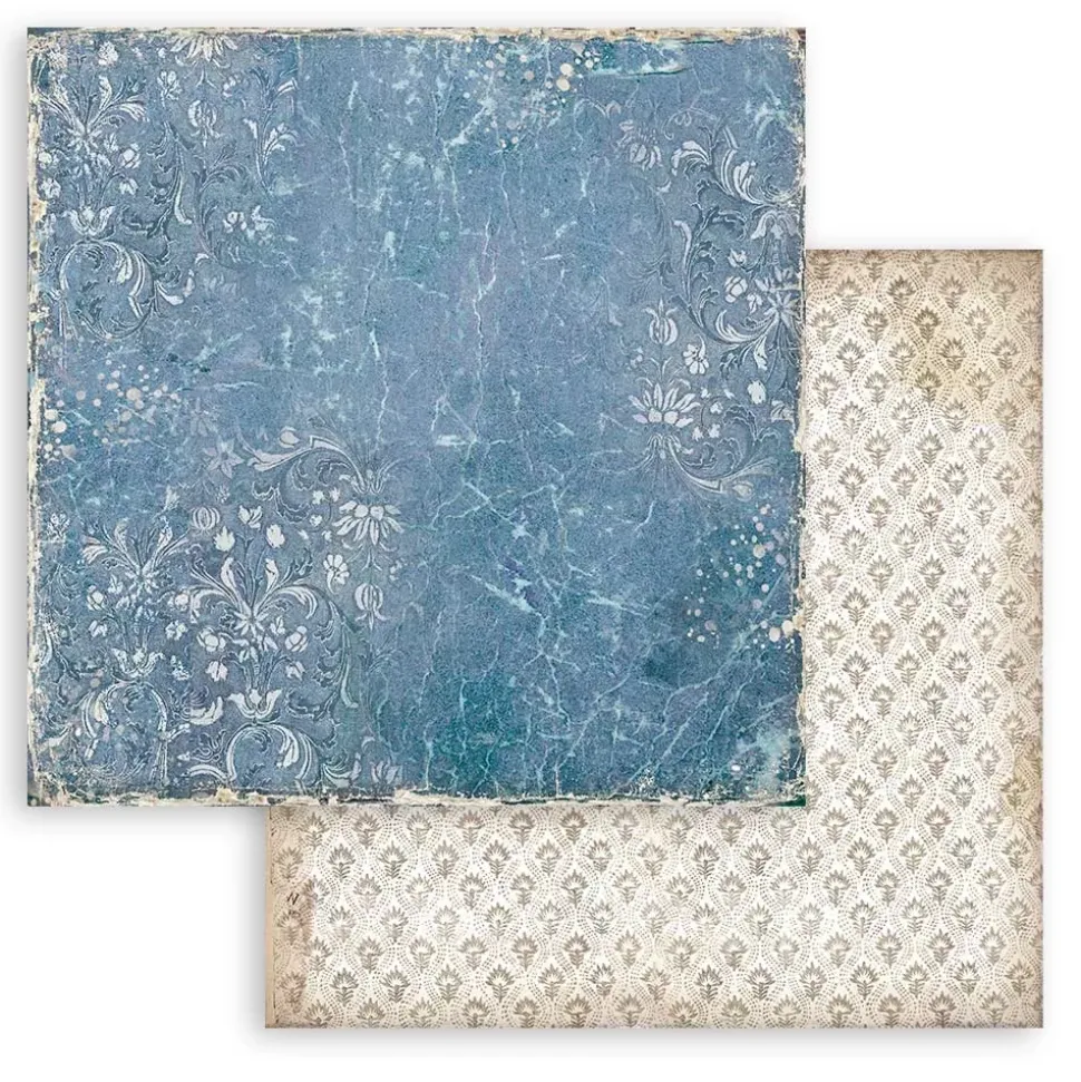 Set de scrapbooking Backgrounds Vintage Library Stamperia 20x20cm