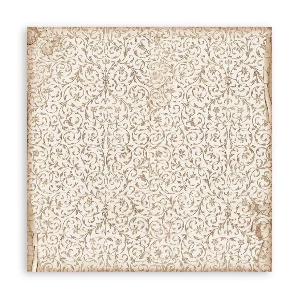 Set de scrapbooking Backgrounds Vintage Library Stamperia 20x20cm