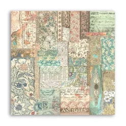 Set de scrapbooking Backgrounds Brocante Antiques Stamperia 30x30cm