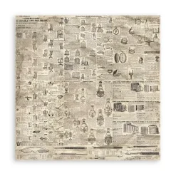 Set de scrapbooking Backgrounds Brocante Antiques Stamperia 30x30cm