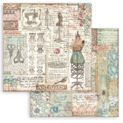 Set de scrapbooking Brocante Antiques Stamperia 30x30cm