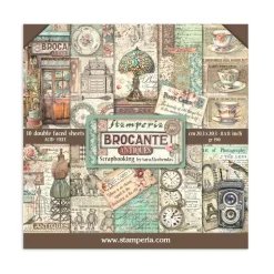 Set de scrapbooking Brocante Antiques Stamperia 20x20cm