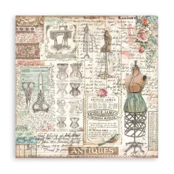 Set de scrapbooking Brocante Antiques Stamperia 20x20cm