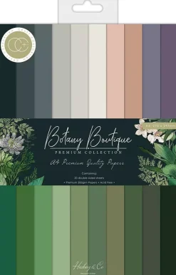 Set de scrapbooking Básicos Botany Boutique Craft Consortium A4