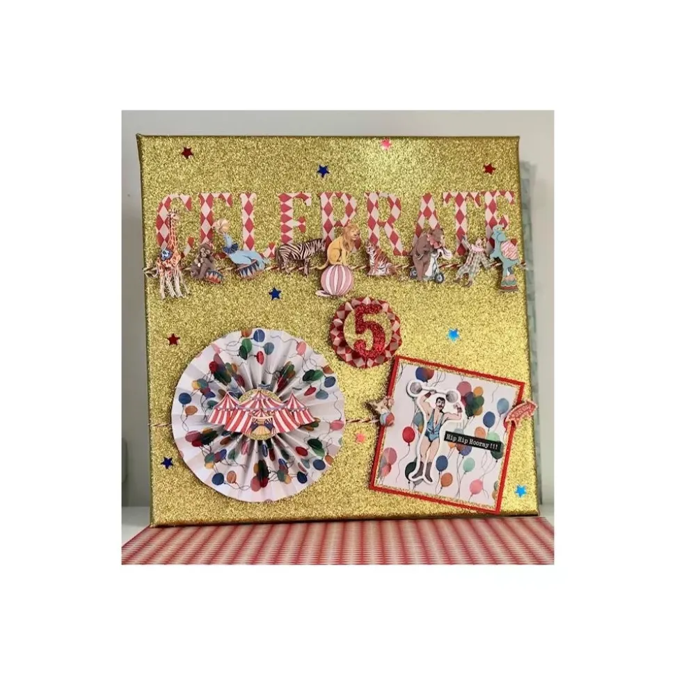 Set de scrapbooking Circus Craft Consortium 30x30cm