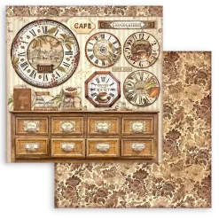 Set de scrapbooking Coffee & Chocolate Stamperia 30x30cm