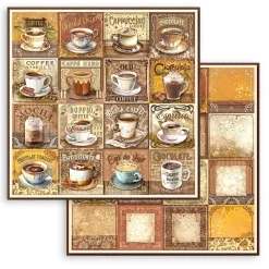 Set de scrapbooking Coffee & Chocolate Stamperia 30x30cm
