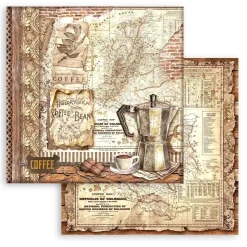 Set de scrapbooking Coffee & Chocolate Stamperia 30x30cm