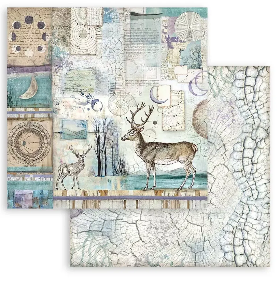 Set de Scrapbooking Cosmos Infinity Stamperia 20x20cm