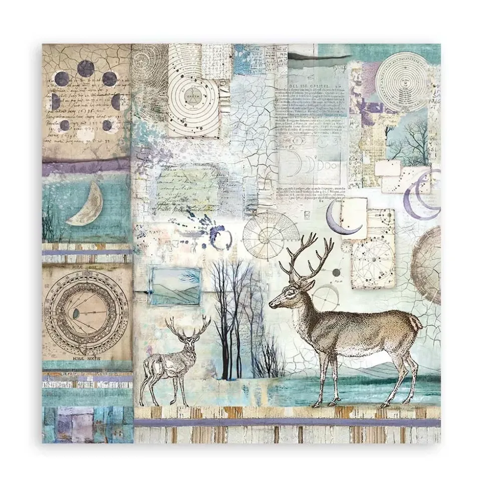 Set de Scrapbooking Cosmos Infinity Stamperia 20x20cm