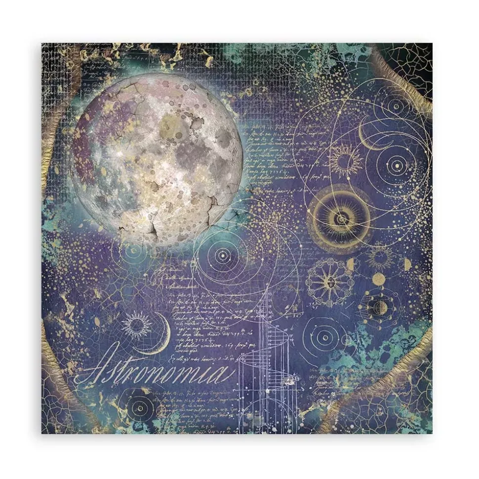 Set de Scrapbooking Cosmos Infinity Stamperia 20x20cm