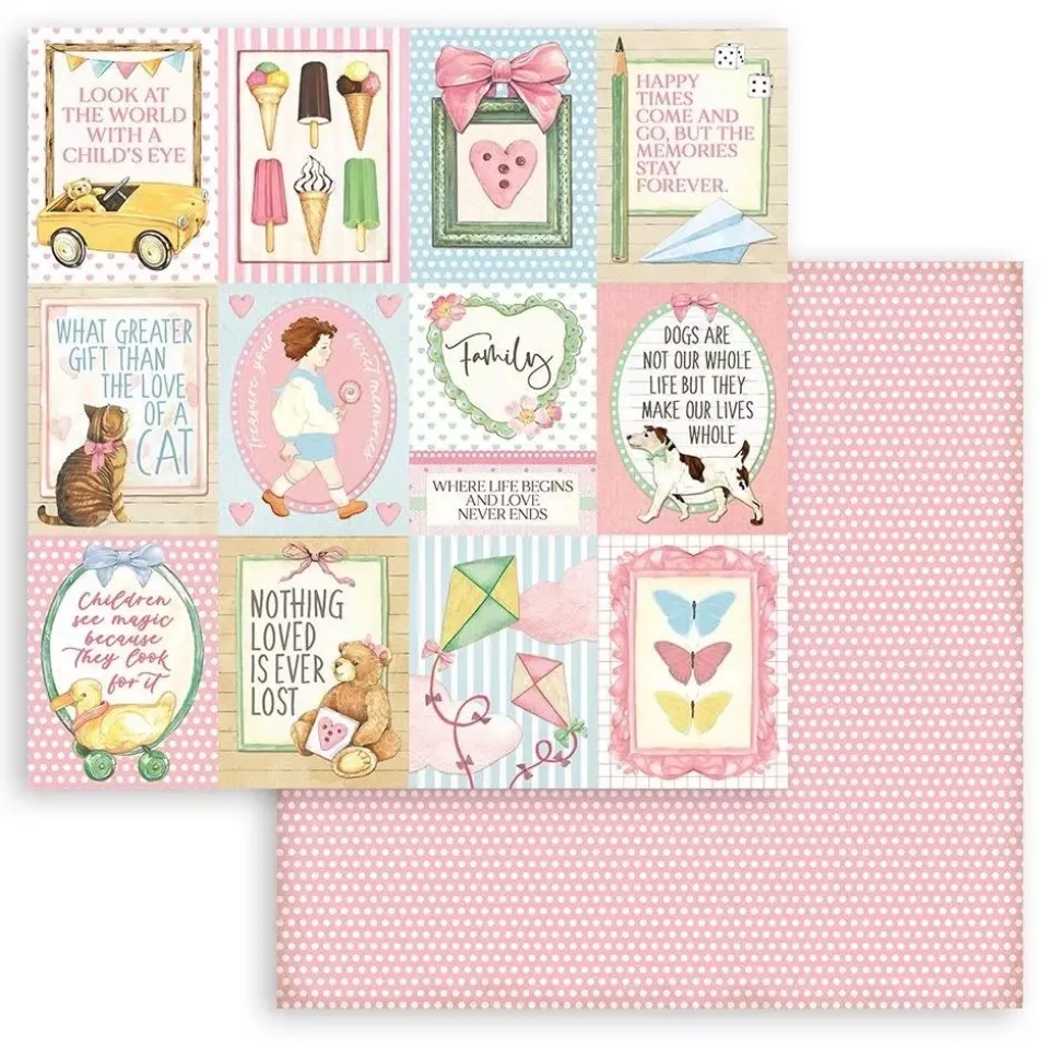 Set de Scrapbooking DayDream Stamperia 15x15cm