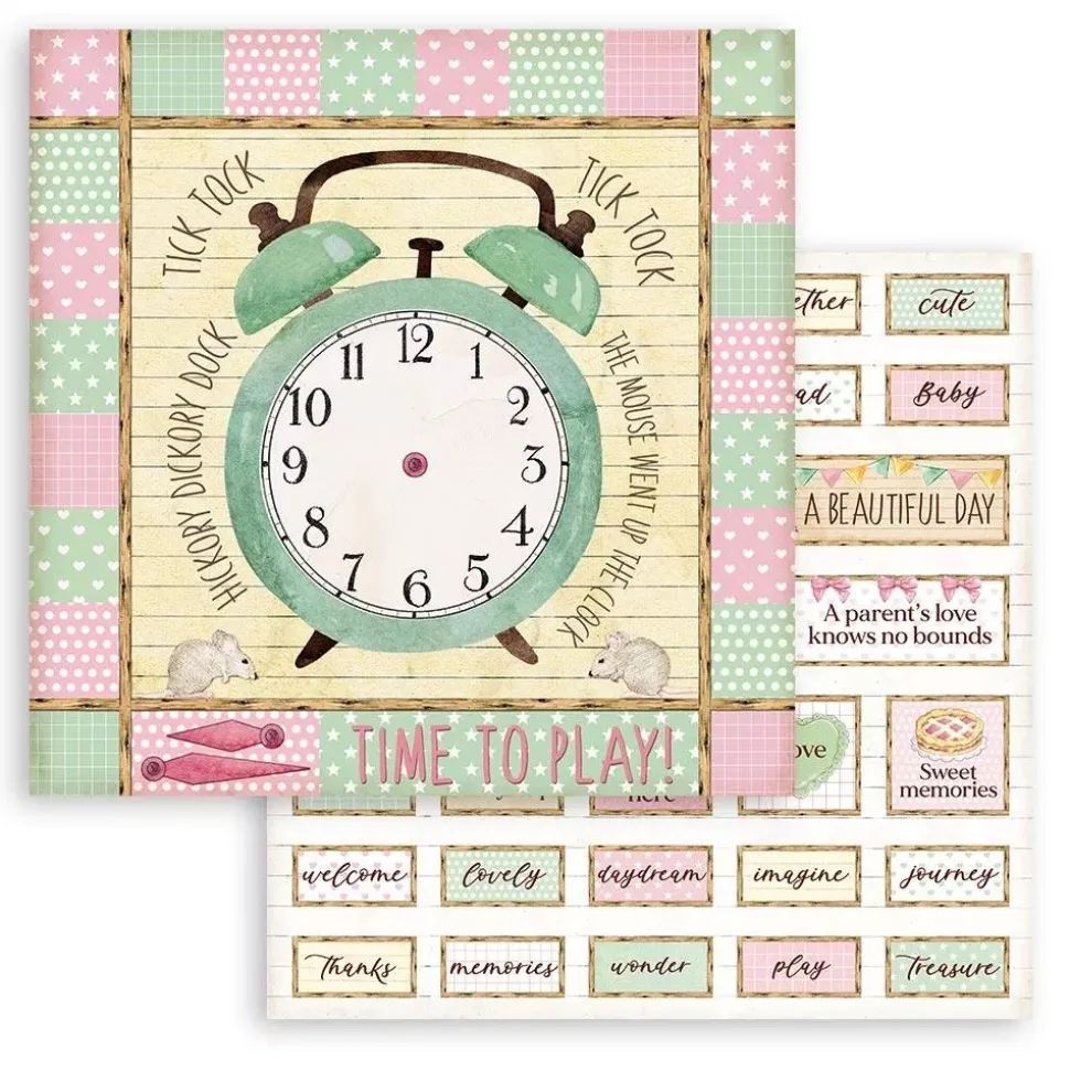 Set de Scrapbooking DayDream Stamperia 15x15cm