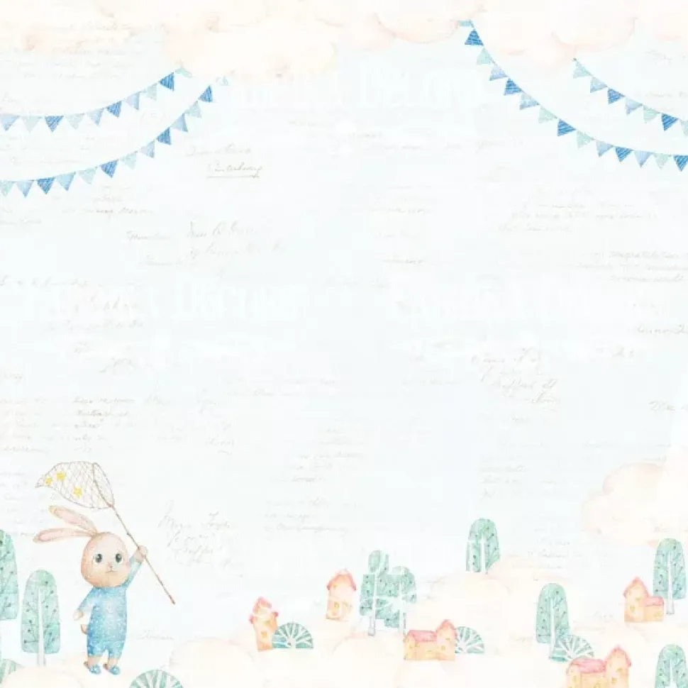 Set de Scrapbooking Dreamy bebé niño Fabrika decoru 20x20cm