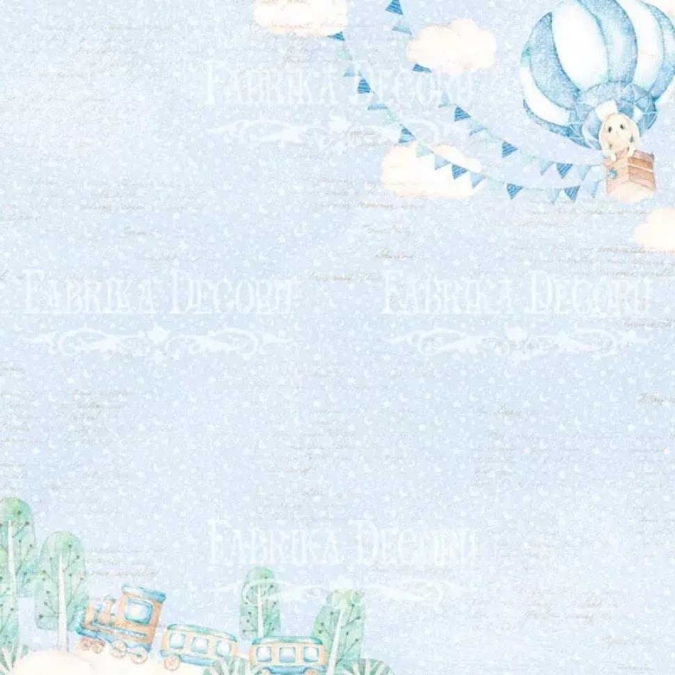 Set de Scrapbooking Dreamy bebé niño Fabrika decoru 20x20cm