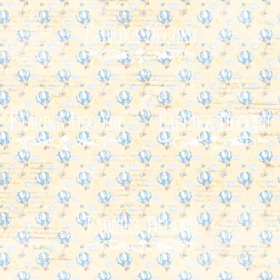 Set de Scrapbooking Dreamy bebé niño Fabrika decoru 20x20cm