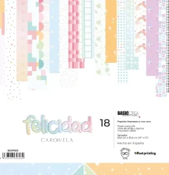Set de scrapbooking Felicidad Caro Vela 30x30cm