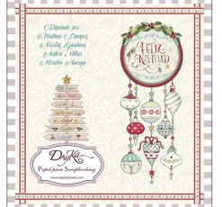 Set de Scrapbooking Feliz Navidad Dayka 20x20cm
