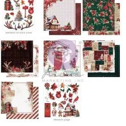 Set de scrapbooking From The North Pole Prima Marketing 30x30cm