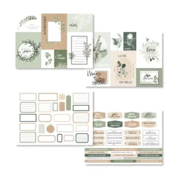 Set de scrapbooking Harmonie Florilèges Design 15x21cm