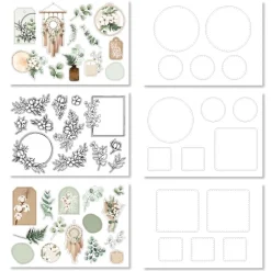 Set de scrapbooking Harmonie Florilèges Design 15x21cm