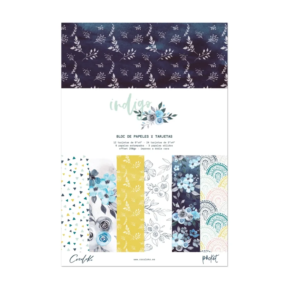 Set de scrapbooking Indigo Cocoloko 15x20cm
