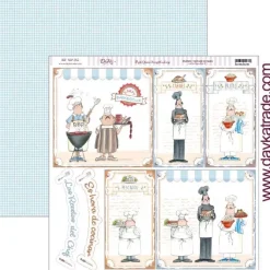Set de scrapbooking La cocina me fascina Dayka 20x20cm