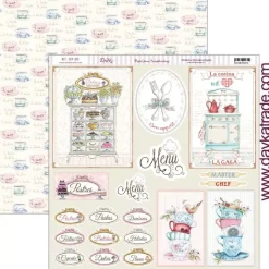 Set de scrapbooking La cocina me fascina Dayka 20x20cm
