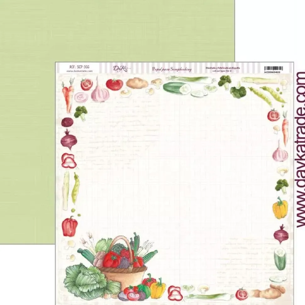 Set de scrapbooking La cocina me fascina Dayka 20x20cm