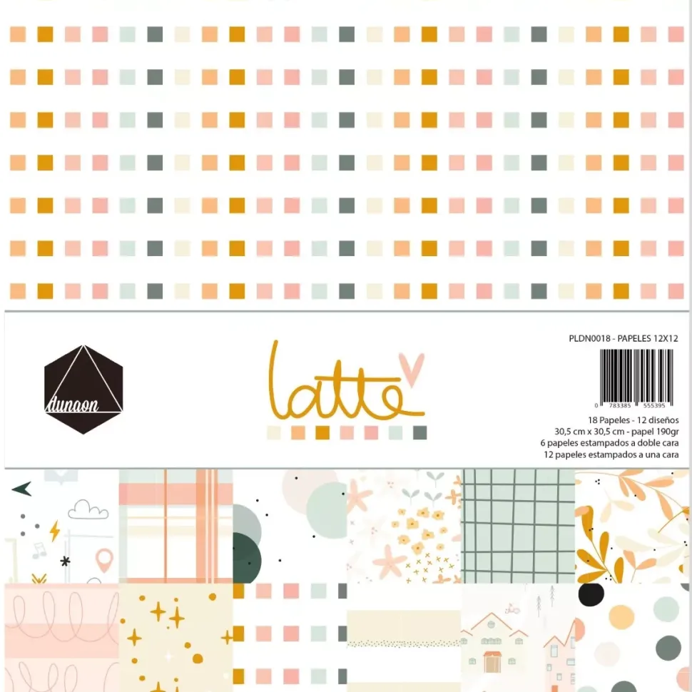 Set de scrapbooking Latte Dunaon 30x30cm