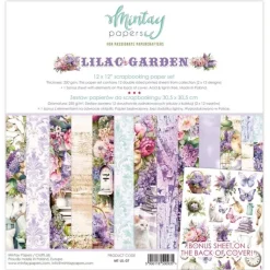 Set de scrapbooking Lilac Garden Mintay 30x30cm