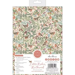 Set de Scrapbooking Little Robin Redbreast Craft Consortium A4