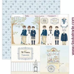 Set de scrapbooking Mi primera comunión niño 2019 Dayka 20x20cm